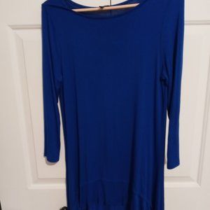 Beautiful Royal Blue Ladies blouse size small